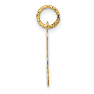 14k Yellow Gold Initial A Charm YC248A