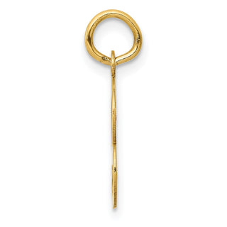 14k Yellow Gold Initial B Charm YC248B
