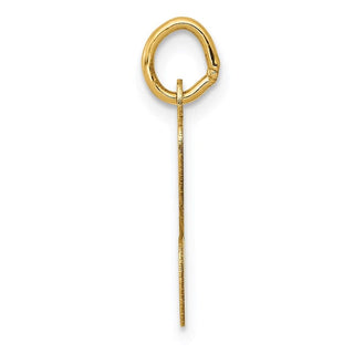 14k Yellow Gold Initial C Charm YC248C