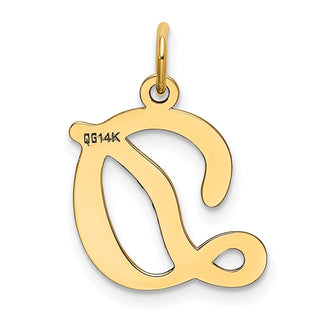 14k Yellow Gold Initial D Charm YC248D