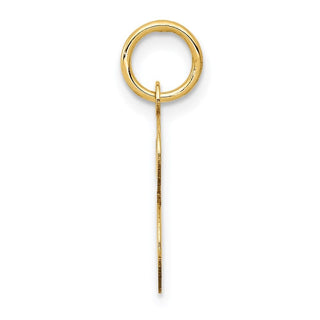 14k Yellow Gold Initial E Charm YC248E