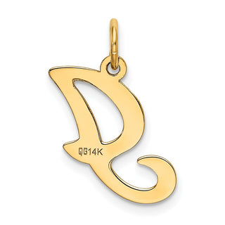 14k Yellow Gold Initial I Charm YC248I