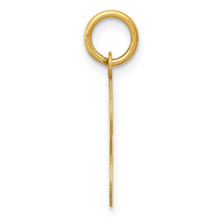 14k Yellow Gold Initial J Charm YC248J