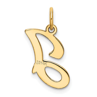 14k Yellow Gold Initial J Charm YC248J