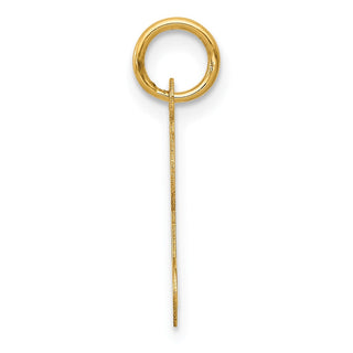 14k Yellow Gold Initial K Charm YC248K