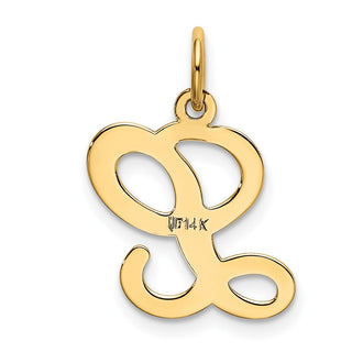 14k Yellow Gold Initial L Charm YC248L