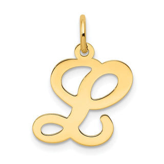 14k Yellow Gold Initial L Charm YC248L
