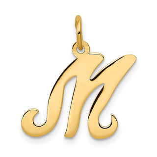 14k Yellow Gold Initial M Charm YC248M