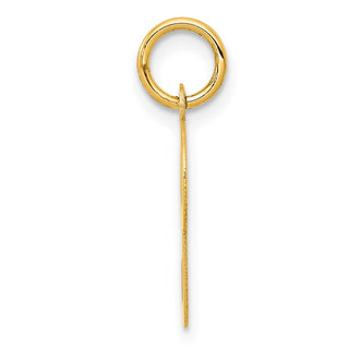14k Yellow Gold Initial P Charm YC248P