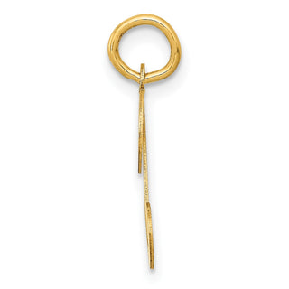 14k Yellow Gold Initial T Charm YC248T