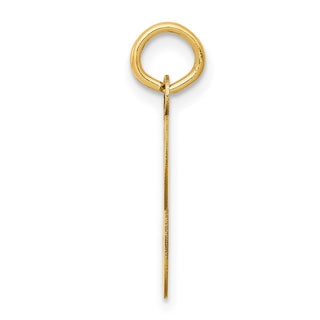 14k Yellow Gold Initial U Charm YC248U