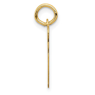 14k Yellow Gold Initial W Charm YC248W