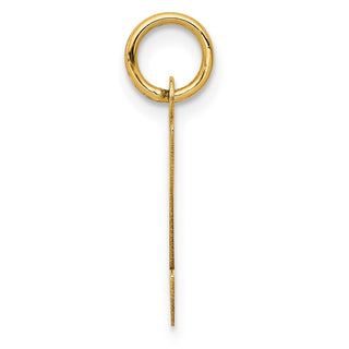 14k Yellow Gold Initial Z Charm