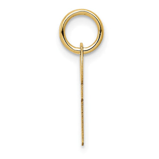 14k Yellow Gold Polished Key Charm YC453