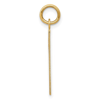 14k Yellow Gold Thursday The First Day Calendar Pendant