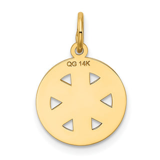 14k Yellow Gold Small Emt Medical Charm