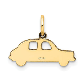 14k Yellow Gold Compact Car Charm
