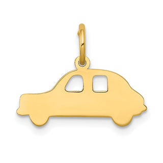 14k Yellow Gold Compact Car Charm