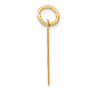 14k Yellow Gold Medium Fancy Script Initial C Charm