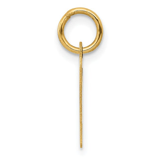 14k Yellow Gold Small Script Initial P Charm