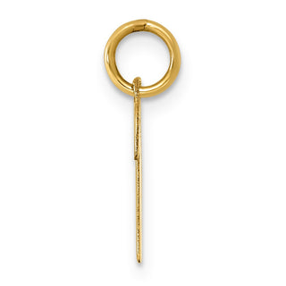 14k Yellow Gold Small Script Initial P Charm