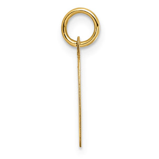 14k Yellow Gold Medium Script Initial C Charm