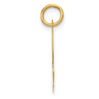 14k Yellow Gold Medium Script Initial L Charm