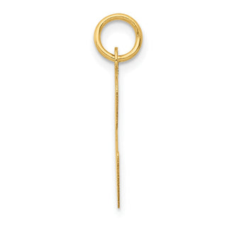 14k Yellow Gold Large Script Initial C Charm