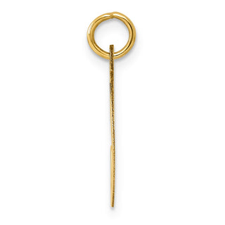 14k Yellow Gold Large Script Initial C Charm