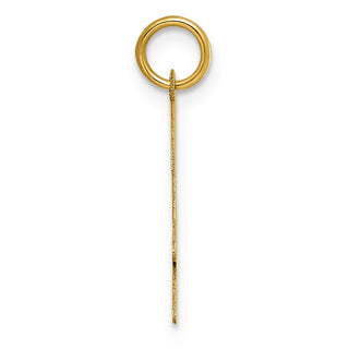 14k Yellow Gold Large Script Initial H Charm