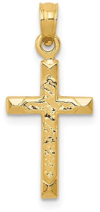 14k Yellow Gold Cross Pendant C4227