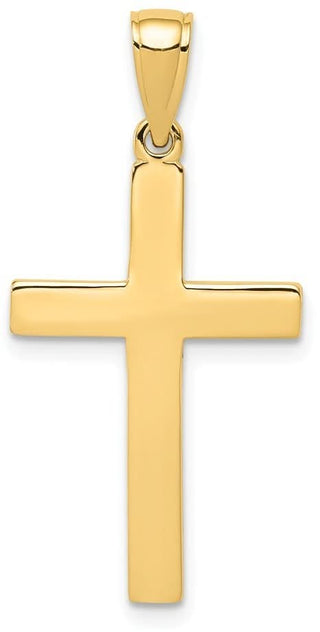 14k Yellow Gold Cross Pendant D3495