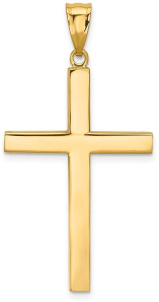 14k Yellow Gold Cross Pendant K4317