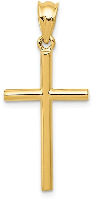 14k Yellow Gold Cross Pendant K4987
