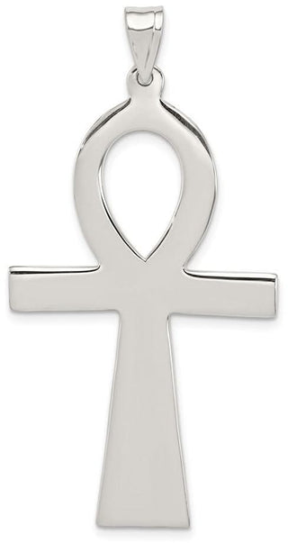 925 Sterling Silver Ankh Cross Pendant QC407