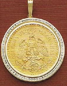 Custom Made 14k Yellow Gold Bezel for a $20 (34 mm) gold coin