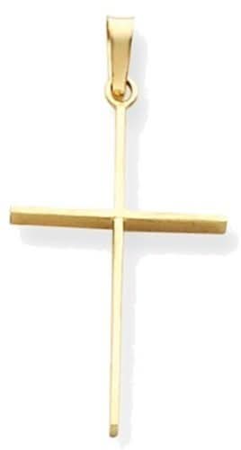 14k Yellow Gold Cross Pendant XR131