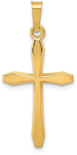 14k Yellow Gold Polished Passion Cross Pendant XR1570