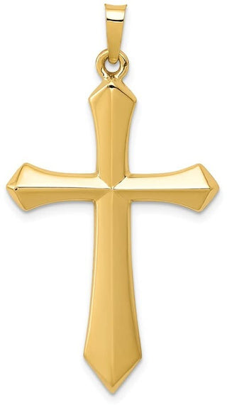 14k Yellow Gold Polished Passion Cross Pendant XR1616